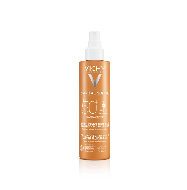 Vichy Capital Soleil Cell Protect Water Fluid Spray FPS50+ 200mL