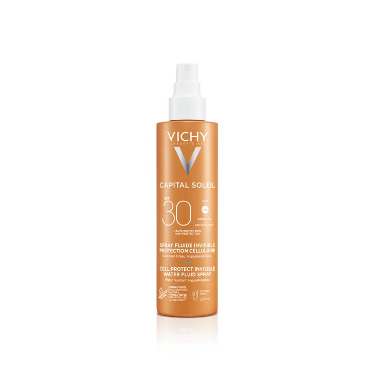 Vichy Capital Soleil Cell Protect Water Fluid Spray FPS30+ 200mL