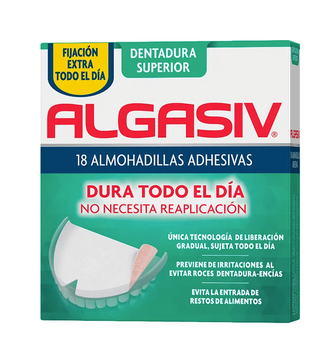 Algasiv Almofadas Adesivas Dentes Superiores x18