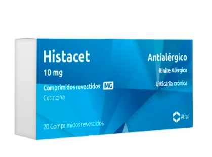Histacet MG, 10mg (X20 Comprimidos) – A TUA FARMÁCIA