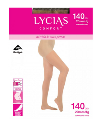 Lycias Comfort Collants de Compressão 140Den T4 - Cinza
