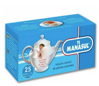 Manasul Carteira Chá X 25 chá saquetas