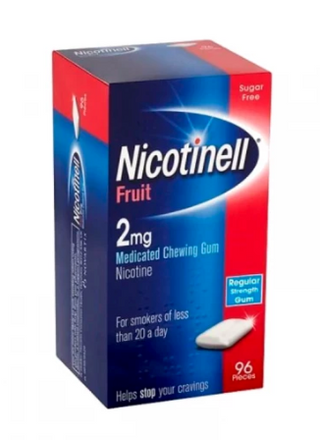 Nicotinell Fruit 2mg 96 Gomas Medicamentosas para Mascar