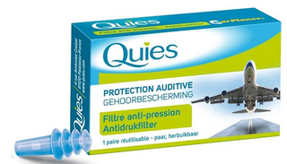 Quies Earplanes Tampão Oto Viagem Adulto x2