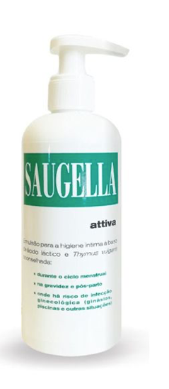 Saugella Attiva Solução Lavagem Com Doseador 250 Ml