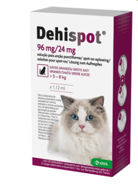 Desparasitante Interno para Gatos Dehispot 96/24 mg Pipeta