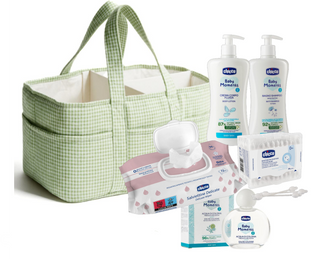Chicco Cesta de Maternidade Baby Moments Verde - Inclui Produtos