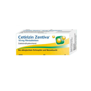 Cetirizina Zentiva 10 mg 20 comprimidos