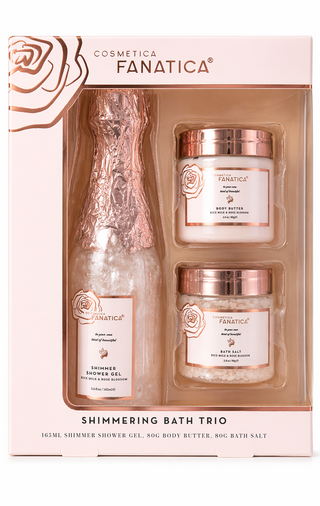 Fanatica Shimmering Bath Trio – Conjunto de Banho