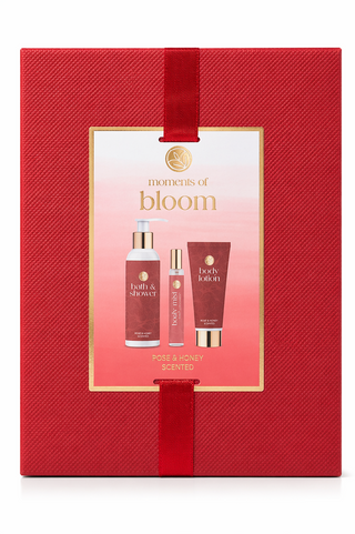 Treffina Bath Moments of Bloom Luxe Box – Gel, Loção & Body Mist