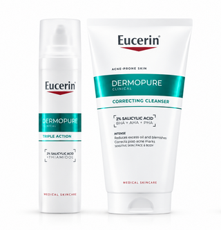 Eucerin DermoPure Pack Marcas Pós-Acne – Sérum & Limpeza
