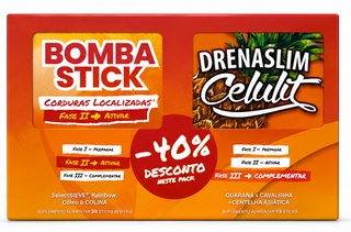 Depuralina Pack Bomb Effect & DrenaSlim Celulit – Peso & Drenagem