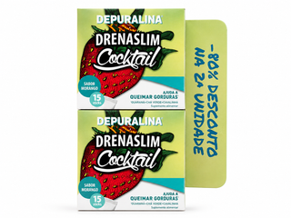 Drenaslim Cocktail Pack Duplo 2x15 Sticks – Drenagem & Bem-Estar