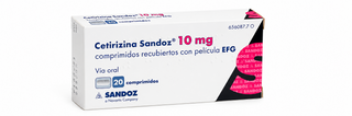 Cetirizina Sandoz 10 mg 20 Comp – Alergia & Urticária