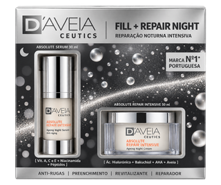 D'Aveia Ceutics Coffret Xmas26 Fill + Repair Night - Rugas & Reparação