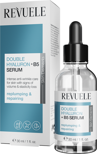 Revuele Double Hyaluron + B5 Sérum 30mL – Hidratação & Preenchimento