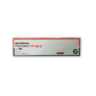 Diclofenac Pharmakern 10mg/g Gel 100 g para Dor Muscular