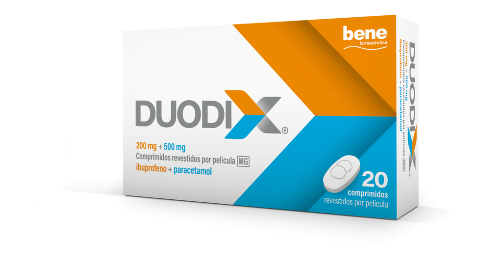 Duodix MG 200mg+500mg 20 Comprimidos