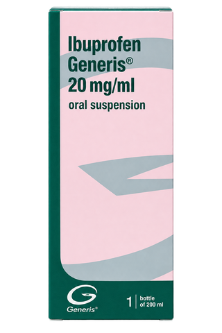 Ibuprofeno Generis 20 mg/ml Suspensão Oral 200ml - Dor & Febre