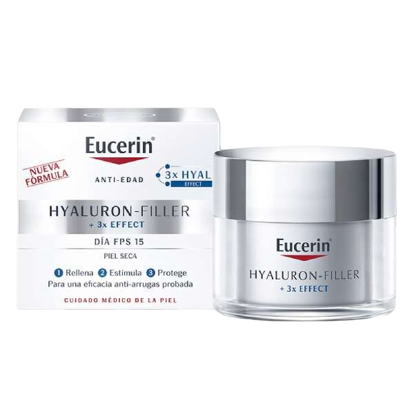 Eucerin Hyaluron-Filler Creme de Dia Pele Seca