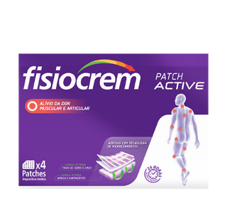 Fisiocrem Patches Active 4 Unidades (5x7cm) – Alívio da Dor & Contraturas