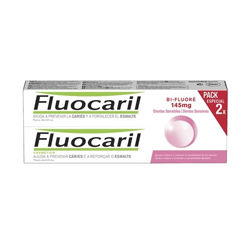Fluocaril Pasta Dentes Sensíveis 75ml Pack Duplo