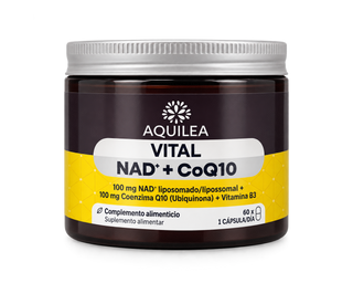Aquilea Vital NAD+ + CoQ10 60 Cápsulas - Energia e Vitalidade