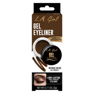 Delineador de ojos en gel LA Girl – Marrón chocolate intenso