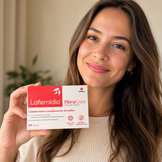 Lafemidia FloraCare 20 Cápsulas - Flora Vaginal e Conforto Urinário