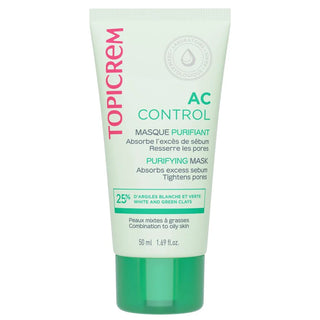 Topicrem AC CONTROL Máscara Purificante 50ml - Anti-Imperfeições