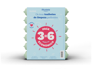 Mustela Bebe Toalhitas Perfumadas 6 x 60 Unidades