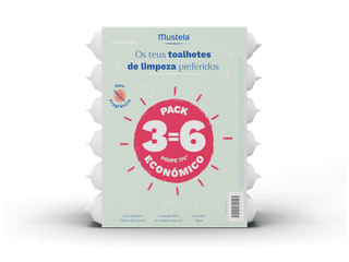 Mustela Bebe Toalhitas sem Perfume 6 x 60 Unidades