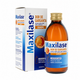 Maxilase Xarope 200 ml – Alfa-Amilase Anti-inflamatória