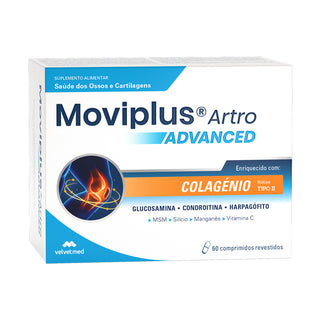 Moviplus Artro Advanced 60 Comprimidos - Articulações, Ossos e Cartilagens