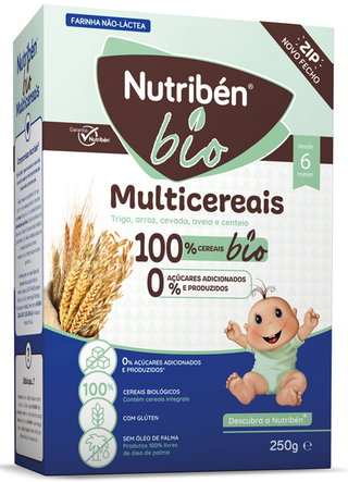 Nutriben Bio Papa Multicereais 250g
