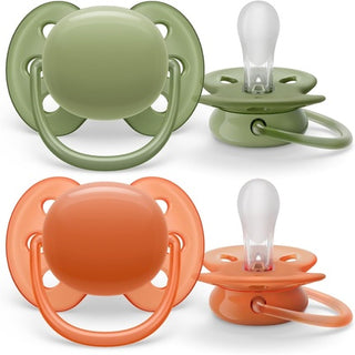 Philips Avent Chupeta +18 meses x2 - Ultra Soft (Verde e Laranja)