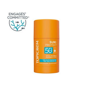 Topicrem SUN PROTECT Stick Solar Invisível SPF50+ 15g - Áreas Sensíveis