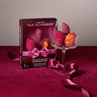 Real Techniques Make Up Sponge Superstars – Conjunto de Esponjas Profissionais