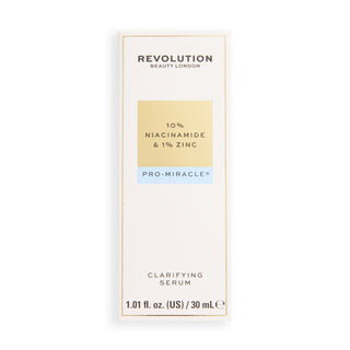 Revolution Pro Miracle 10% Niacinamide 1% Zinc Serum 30mL – Poros & Oleosidade