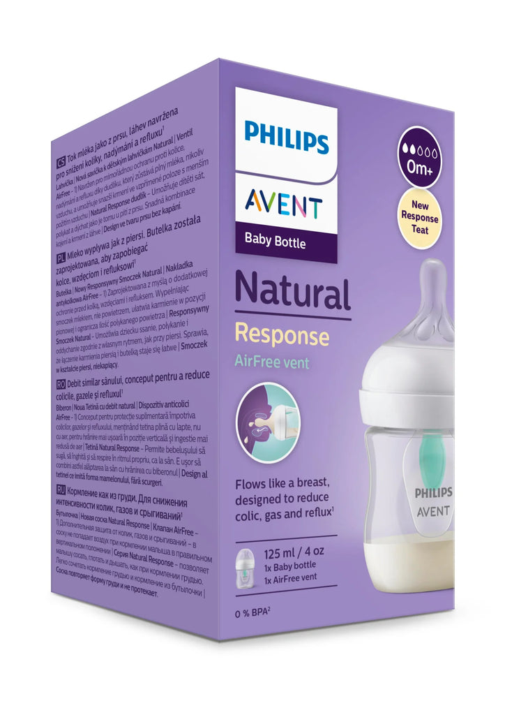 Philips Avent Biberão Natural Response Airfree +0 meses 125 mL