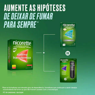 Nicorette Invisipatch 10mg/16h 14 Adesivos – Apoio para Deixar de Fumar