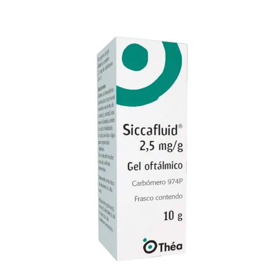 Siccafluid 2,5mg/g Gel Oftálmico 10g