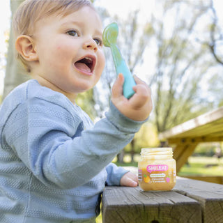 Smileat Boião Pêssego e Framboesa 130g