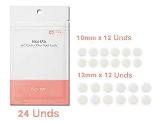 The Saem S&S Control Clear Spot 24 unidades – Adesivos Anti-Imperfeições