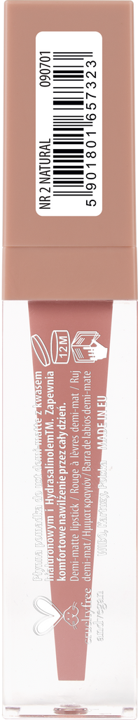 NAM Cosmetics Epic Lápiz Labial Líquido 02 Natural 3.5mL