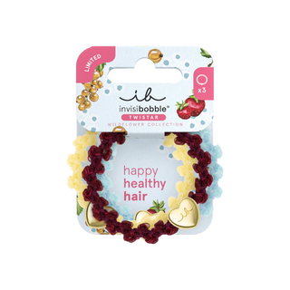 Invisibobble Twistar Cherry Twist X3 – Elásticos de Cabelo