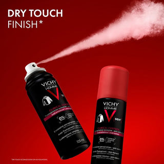 Vichy Homme Clinical Control 96H Desodorizante Spray 125mL – Transpiração Excessiva