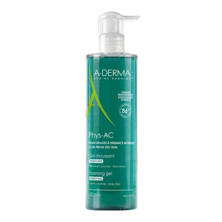 A-derma Phys-AC Gel de Limpeza Purificante 400 mL