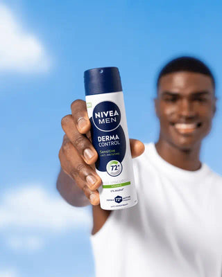 Nivea Men Derma Control Sensitive Spray Desodorizante 150mL – Pele Sensível