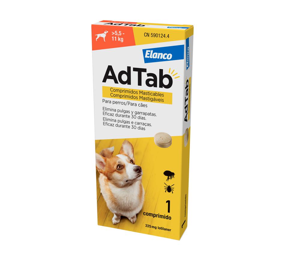 AdTAb Comprimidos Mastigáveis, Cão (5.5-11 kg), 1UN